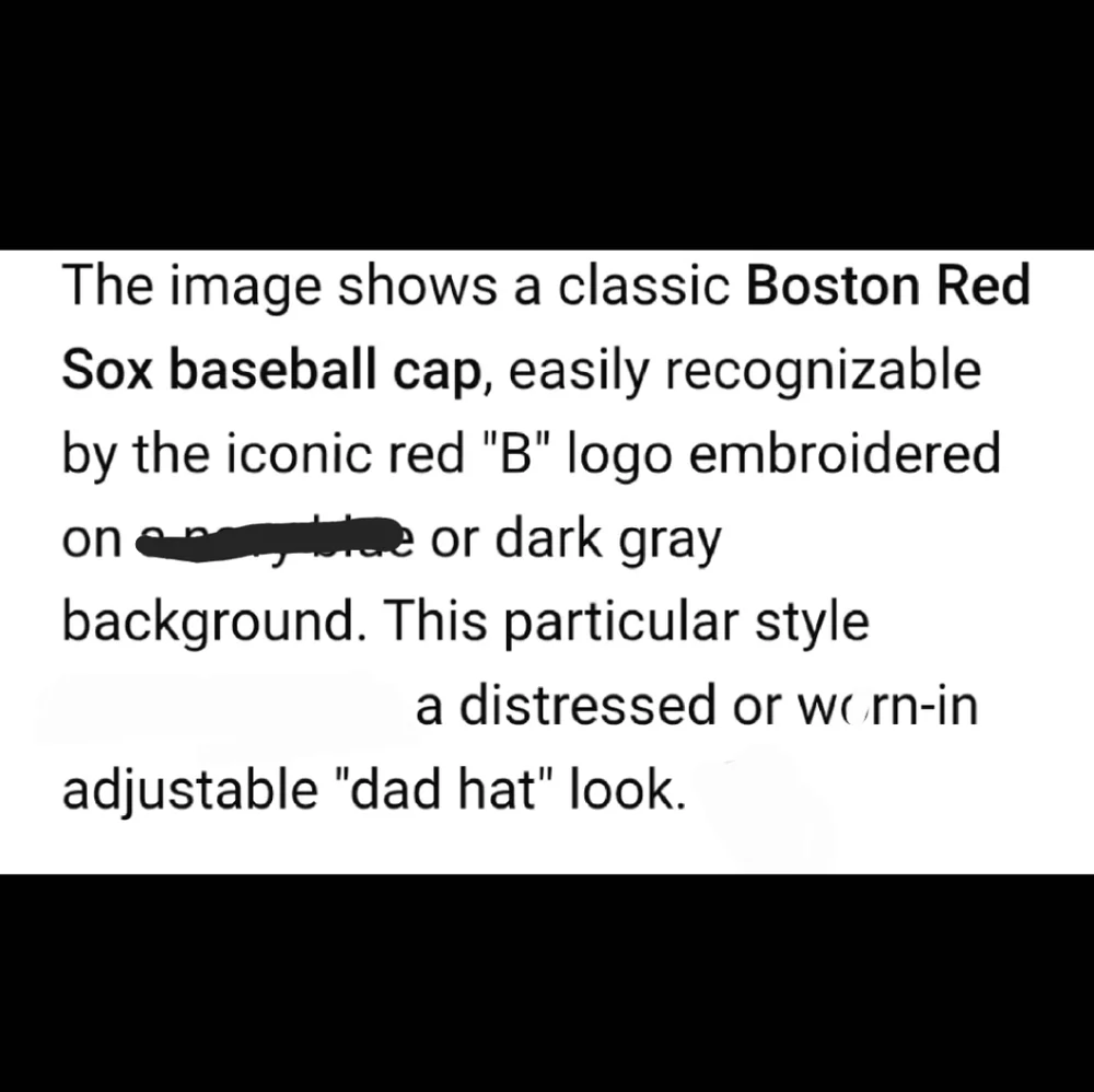 Bostin Red Sox B Logo Ball Cap